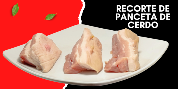 Recorte de panceta de cerdo