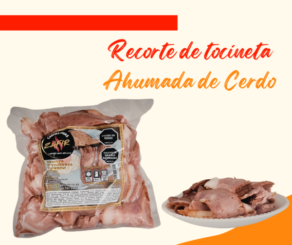 Recorte de tocineta Ahumada de Cerdo